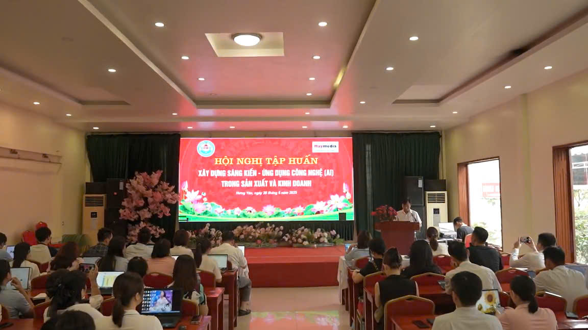  Hưng Yên chú trọng nâng cao năng lực doanh nghiệp: Hội nghị tập huấn sáng kiến – Ứng dụng công nghệ AI trong sản xuất kinh doanh 