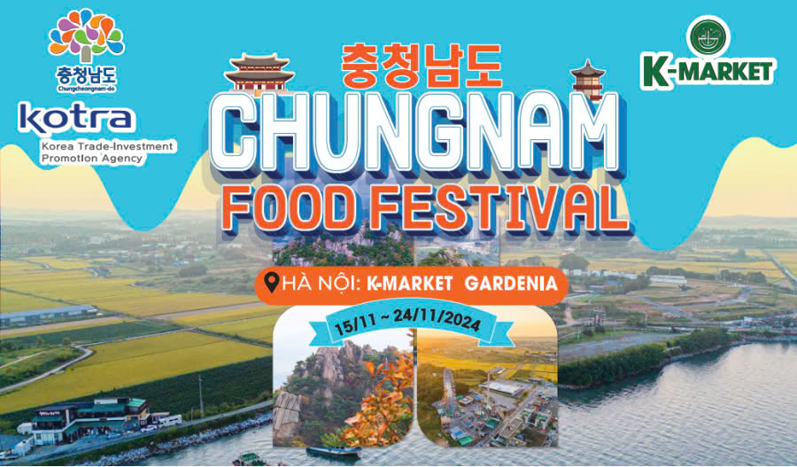 Khám Phá Ẩm Thực Hàn Quốc Tại “Chungnam Food Festival” 2024: Một Hành Trình Văn Hóa Đầy Hương Vị